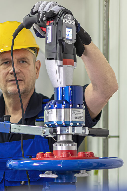 kabelgebundene Schieberdrehmaschine